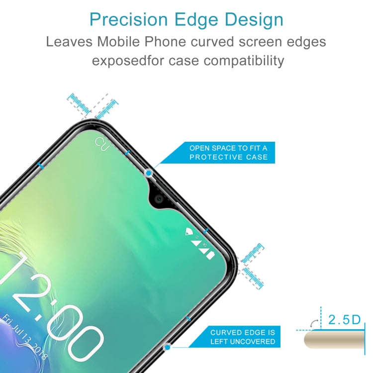 10 PCS 0.26mm 9H 2.5D Tempered Glass Film For Oukitel C15 Pro