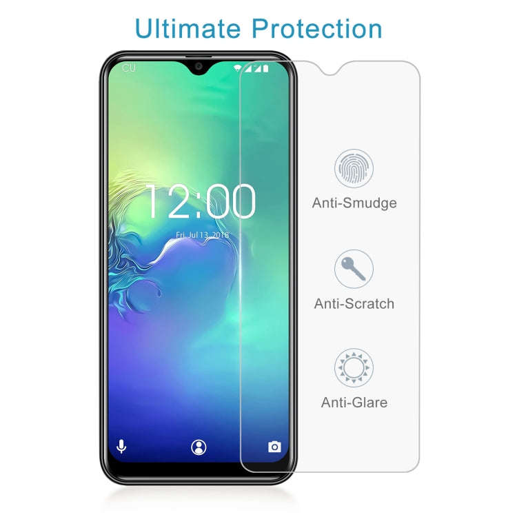 10 PCS 0.26mm 9H 2.5D Tempered Glass Film For Oukitel C15 Pro