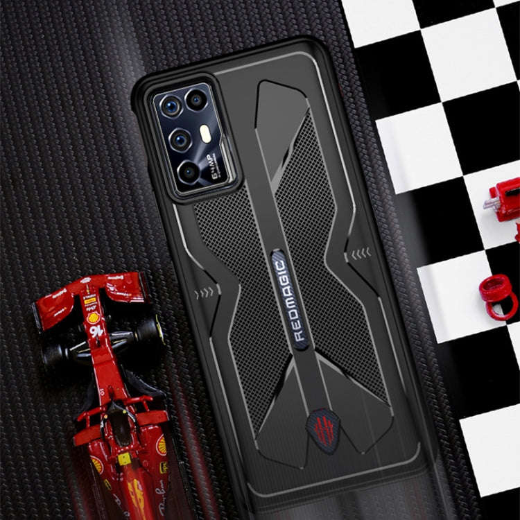 For ZTE nubia Red Magic 6R TPU Cooling Gaming Phone All-inclusive Shockproof Case(Black)