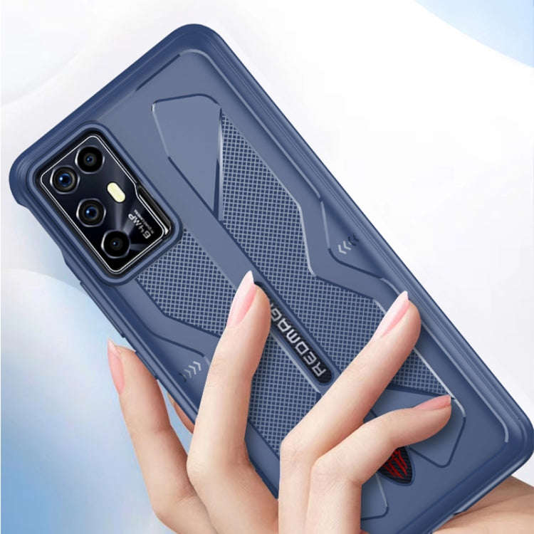 For ZTE nubia Red Magic 6R TPU Cooling Gaming Phone All-inclusive Shockproof Case(Black)