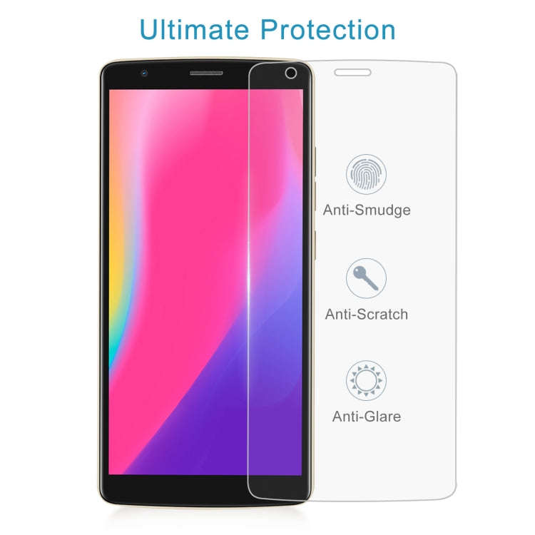 50 PCS 0.26mm 9H 2.5D Tempered Glass Film For Blackview A20 Pro
