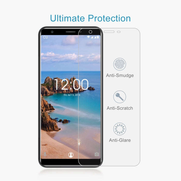 10 PCS 0.26mm 9H 2.5D Tempered Glass Film For Oukitel C11 Pro
