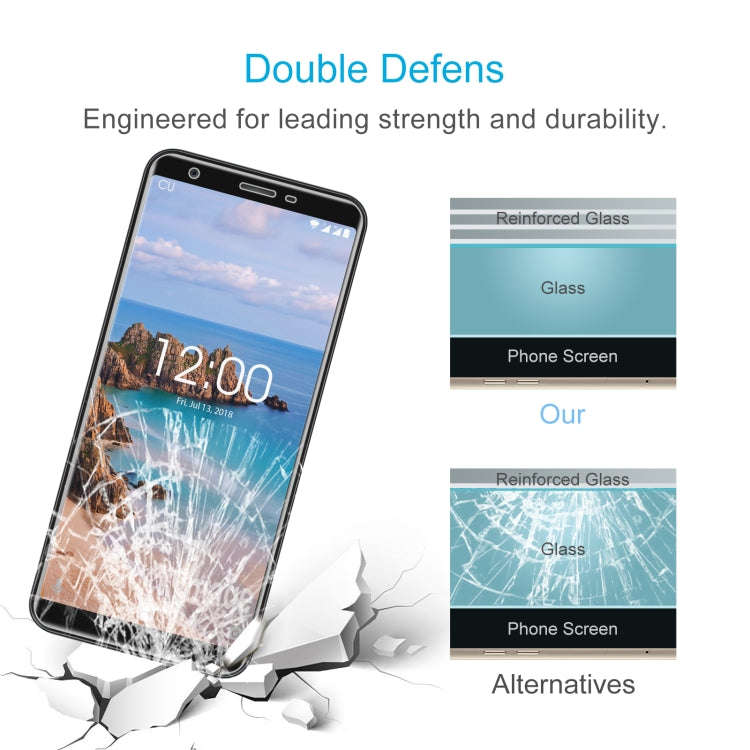 10 PCS 0.26mm 9H 2.5D Tempered Glass Film For Oukitel C11 Pro
