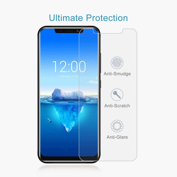 10 PCS 0.26mm 9H 2.5D Tempered Glass Film For Oukitel C12 Pro