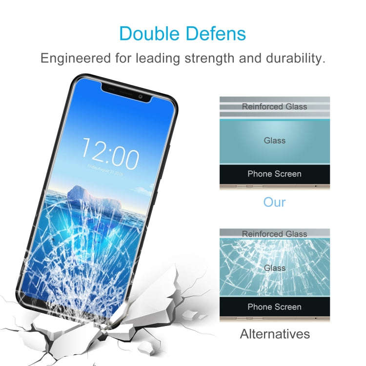 10 PCS 0.26mm 9H 2.5D Tempered Glass Film For Oukitel C12 Pro
