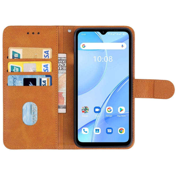 Leather Phone Case For UMIDIGI Power 5S(Brown)