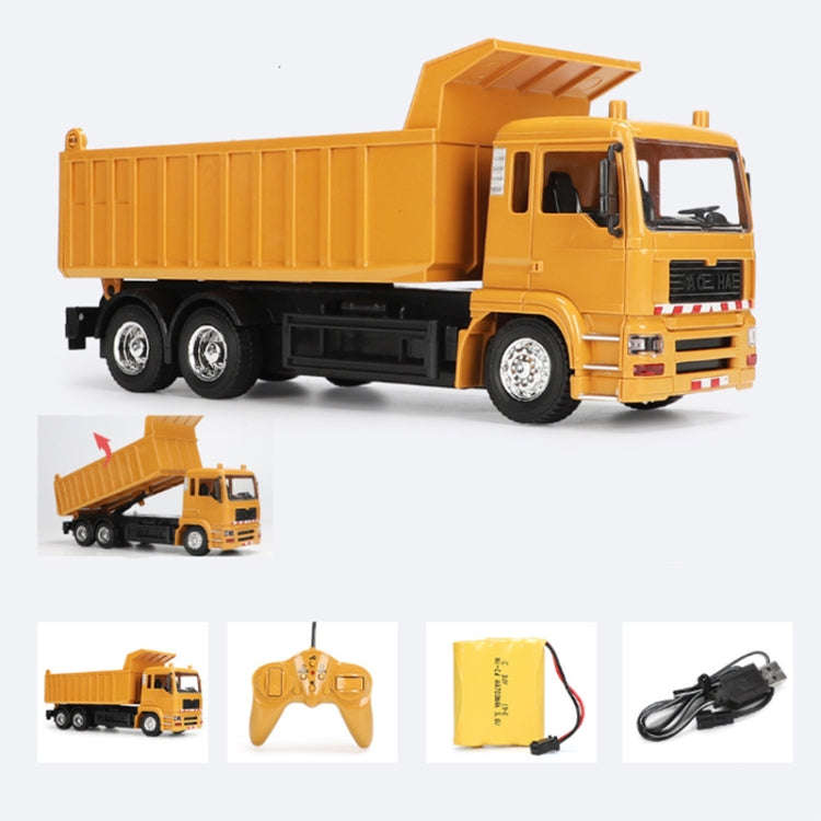 MoFun 3824 2.4G 10-channel Remote Control Simulation Engineering Vehicle, Style:Dump Truck