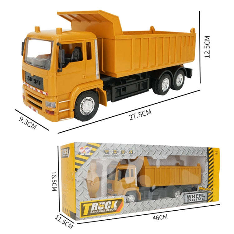 MoFun 3824 2.4G 10-channel Remote Control Simulation Engineering Vehicle, Style:Dump Truck