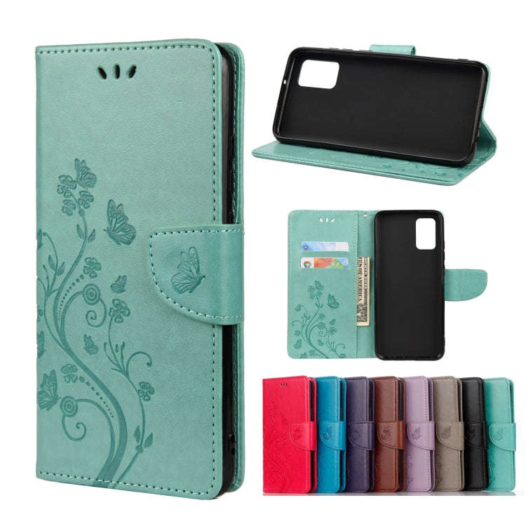 For Xiaomi Redmi Note 11 Butterfly Flower Pattern Horizontal Flip Leather Phone Case with Card Sl...