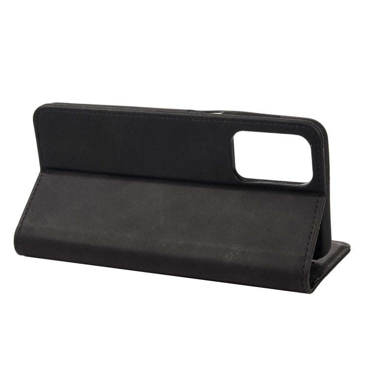 For Xiaomi Redmi Note 11 Pro Skin Feel Splicing Leather Phone Case(Black)