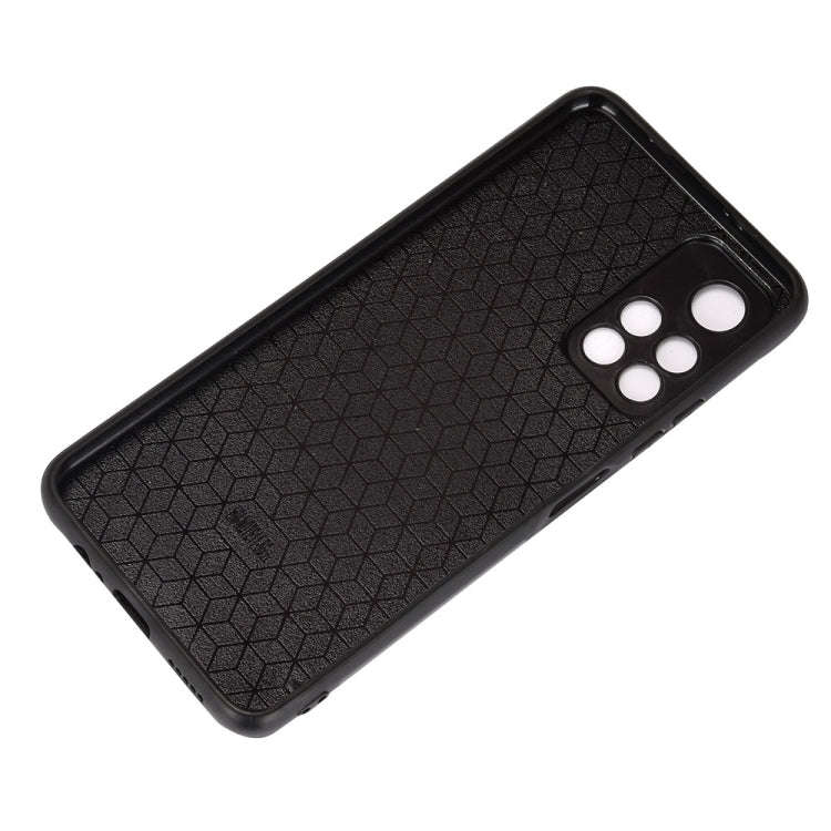 For Xiaomi Redmi Note 11 5G Sewing Cow Pattern Skin Phone Case(Black)
