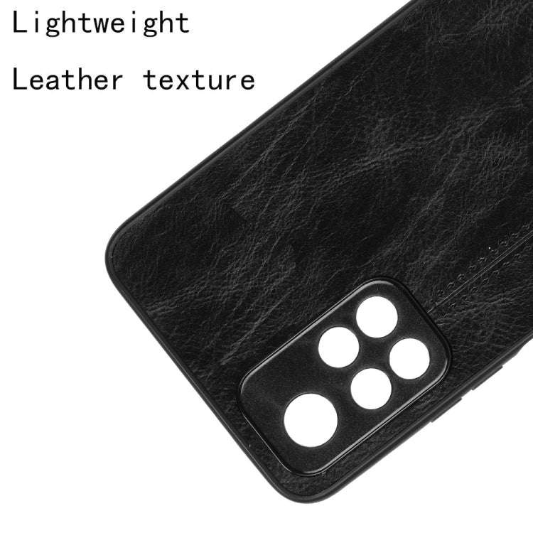 For Xiaomi Redmi Note 11 5G Sewing Cow Pattern Skin Phone Case(Black)