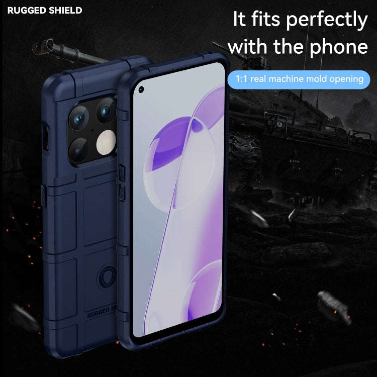 For OnePlus 10 Pro 5G Full Coverage Shockproof TPU Phone Case(Blue)