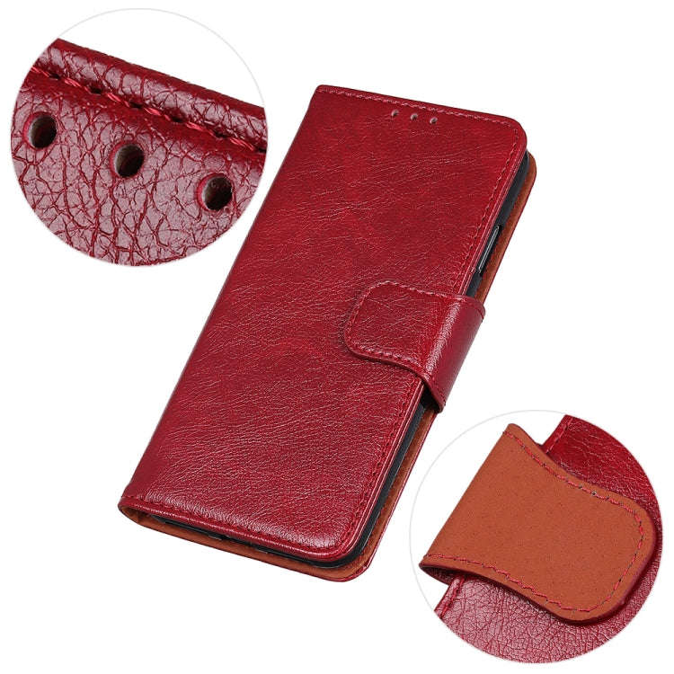 For Motorola Moto G Power (2022) Nappa Texture Horizontal Flip Leather Phone Case(Red)