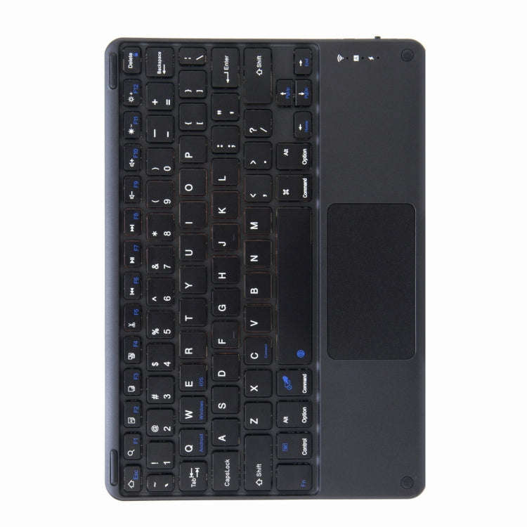 H-102C Touch Bluetooth Keyboard Leather Case with Rear Three-fold Holder For iPad 10.2 2020 & 201...
