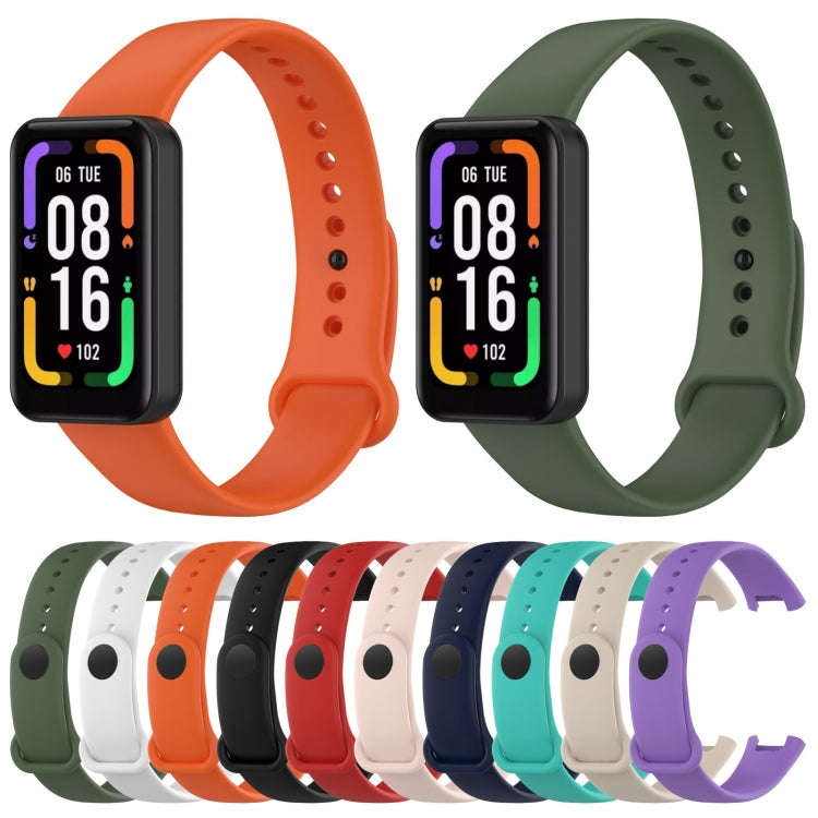 For Xiaomi Redmi Smart Band Pro Silicone Watch Band(Light Pink)