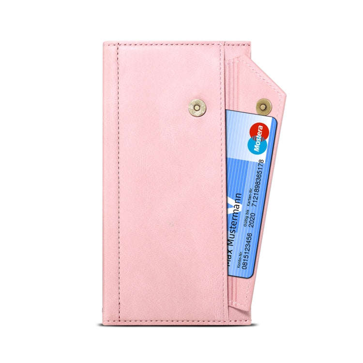 For Motorola Edge S30 Retro Frosted Leather Phone Case(Rose Gold)