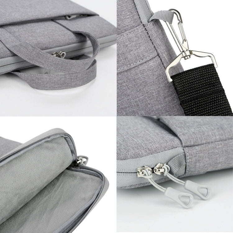 P310 Waterproof Oxford Cloth Laptop Handbag For 14 inch(Grey)