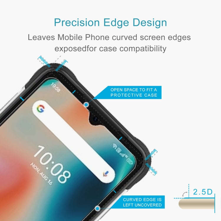 0.26mm 9H 2.5D Tempered Glass Film For Umidigi Bison X10 Pro