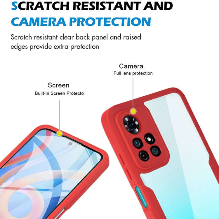 For Xiaomi Redmi Note 11 5G China Acrylic + TPU 360 Degrees Full Coverage Shockproof Phone Case(B...
