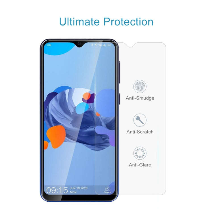 50 PCS 0.26mm 9H 2.5D Tempered Glass Film For Oukitel C19 Pro