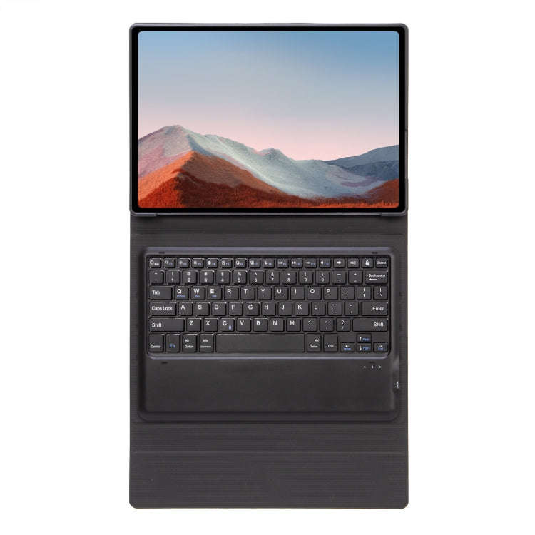 SF109 Tree Texture Bluetooth Keyboard Leather Case For Microsoft Surface Pro 4 / 5 / 6 / 7(Black ...