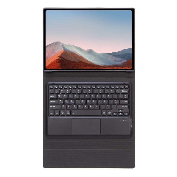 SF109-A Tree Texture Bluetooth Keyboard Leather Case with Touchpad For Microsoft Surface Pro 4 / ...