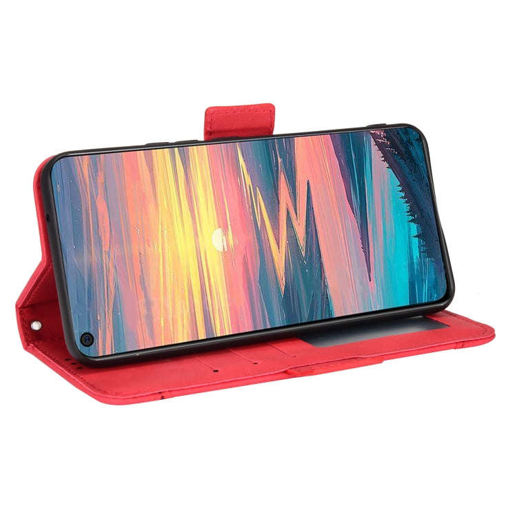 For Oukitel K9 Pro Skin Feel Calf Pattern Leather Phone Case(Red)