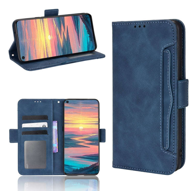 For Oukitel K9 Pro Skin Feel Calf Pattern Leather Phone Case(Blue)