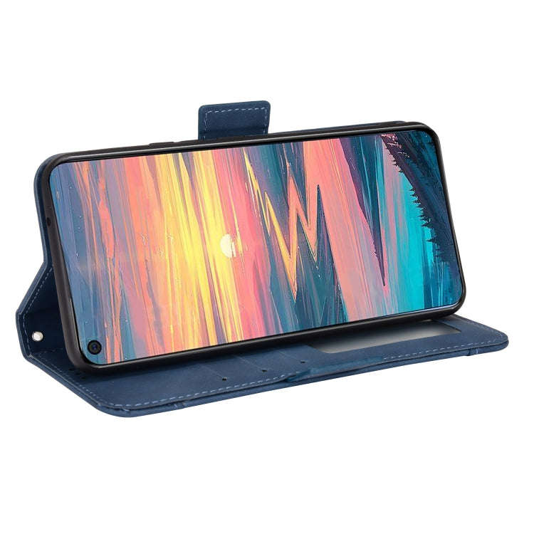 For Oukitel K9 Pro Skin Feel Calf Pattern Leather Phone Case(Blue)