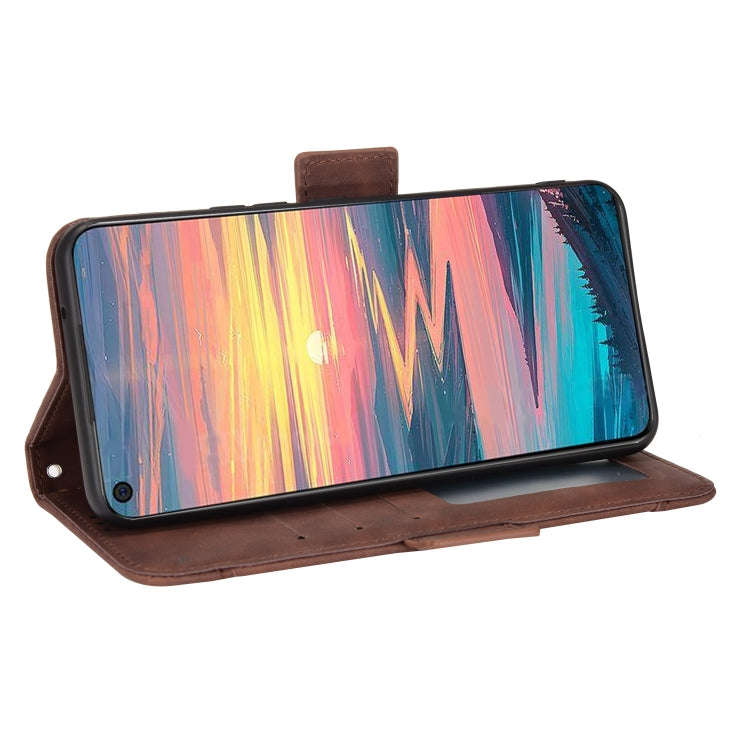 For Oukitel K9 Pro Skin Feel Calf Pattern Leather Phone Case(Brown)