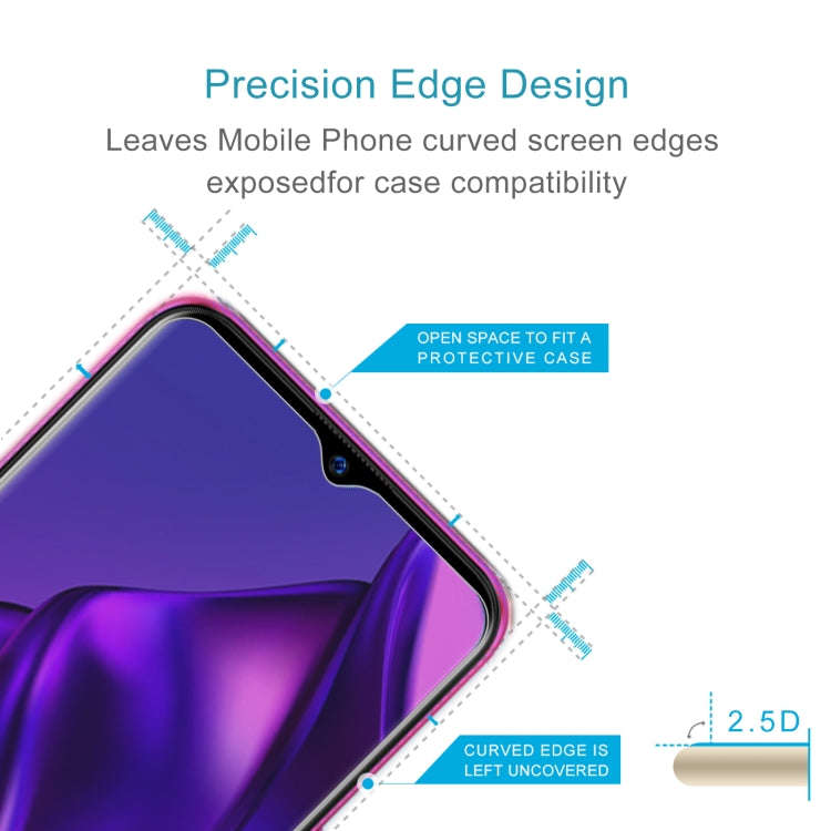 50 PCS 0.26mm 9H 2.5D Tempered Glass Film For Itel P36