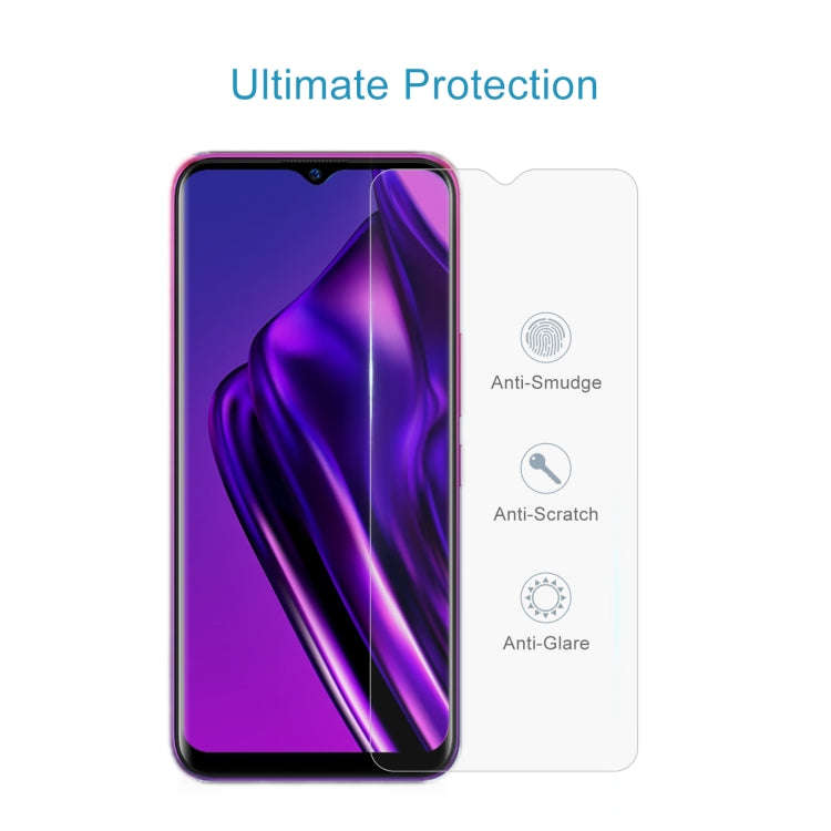 50 PCS 0.26mm 9H 2.5D Tempered Glass Film For Itel P36