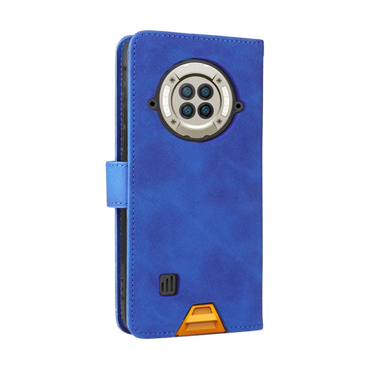 For DOOGEE S96 Pro Skin Feel Magnetic Buckle Calf Texture PU Phone Case(Blue)