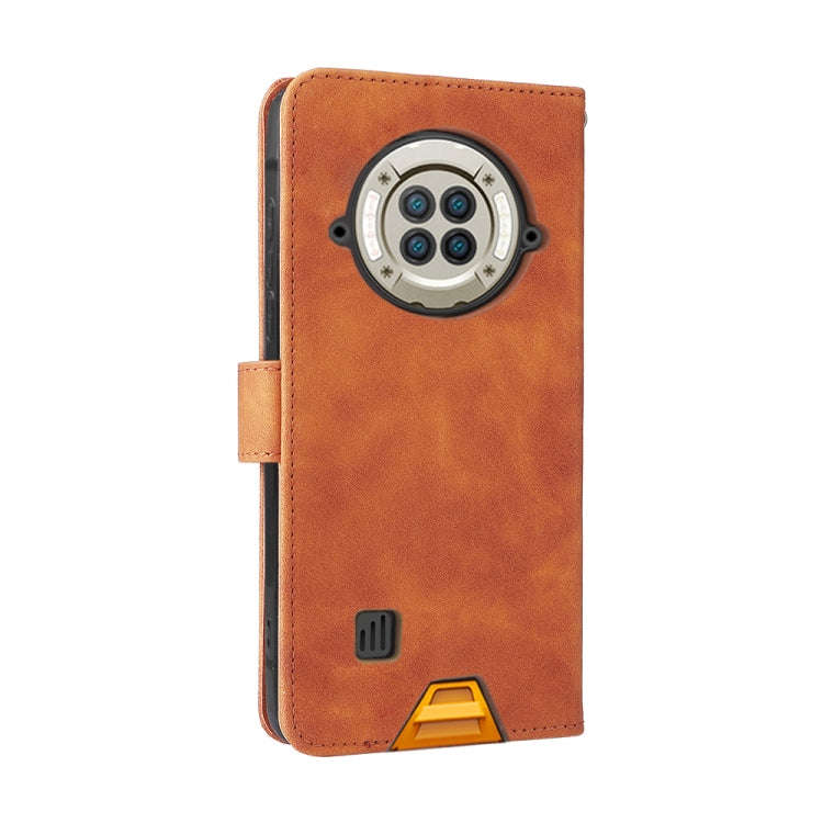 For DOOGEE S96 Pro Skin Feel Magnetic Buckle Calf Texture PU Phone Case(Brown)