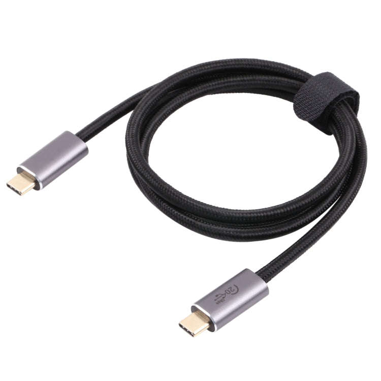 20Gbps USB 3.2 USB-C / Type-C Male to USB-C / Type-C Male Braided Data Cable, Cable Length:0.5m(B...