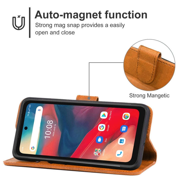 Leather Phone Case For UMIDIGI BISON GT2 / GT2 5G / GT2 Pro / GT2 Pro 5G(Brown)