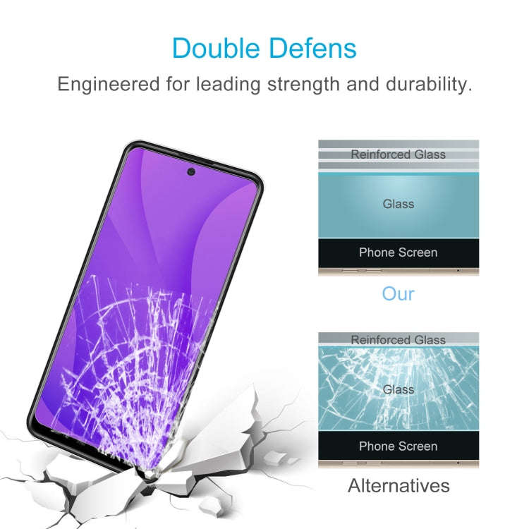 50 PCS 0.26mm 9H 2.5D Tempered Glass Film For BLU G71+