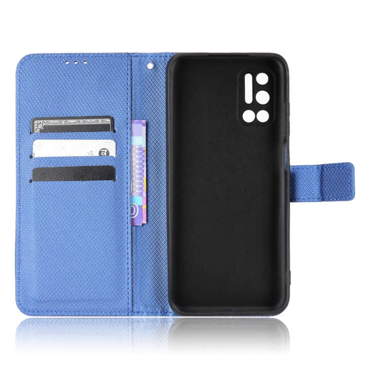 For DOOGEE N40 Pro Diamond Texture Leather Phone Case(Blue)