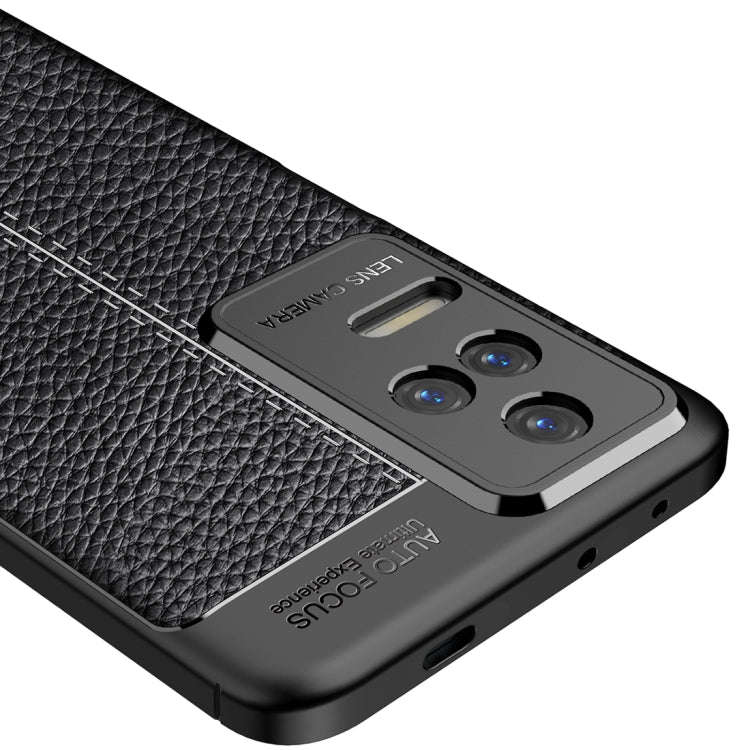 For Xiaomi Redmi K50 Pro Litchi Texture TPU Shockproof Phone Case(Blue)