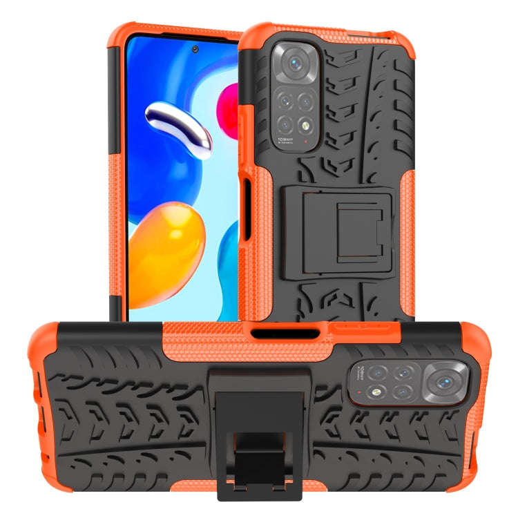 For Xiaomi Redmi Note 11S 4G International Version Tire Texture Shockproof TPU+PC Phone Case with...