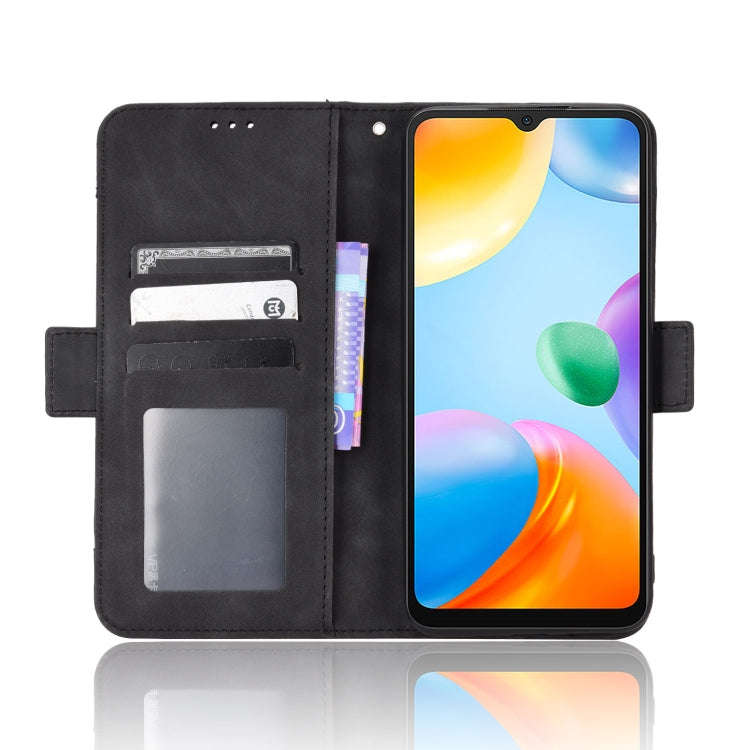 For Xiaomi Redmi 10C Skin Feel Calf Pattern Leather Phone Case(Black)
