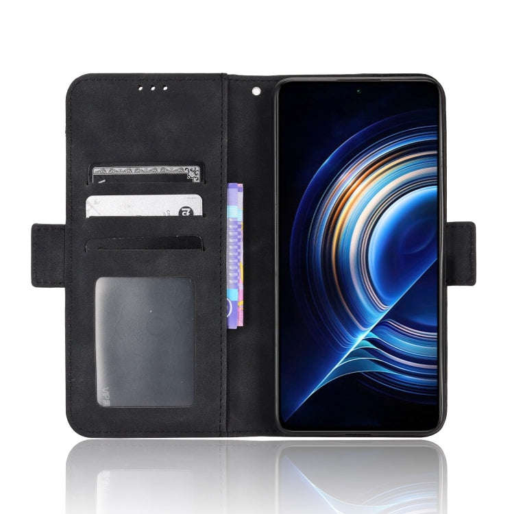 For Xiaomi Redmi K40S Skin Feel Calf Pattern Leather Phone Case(Black)