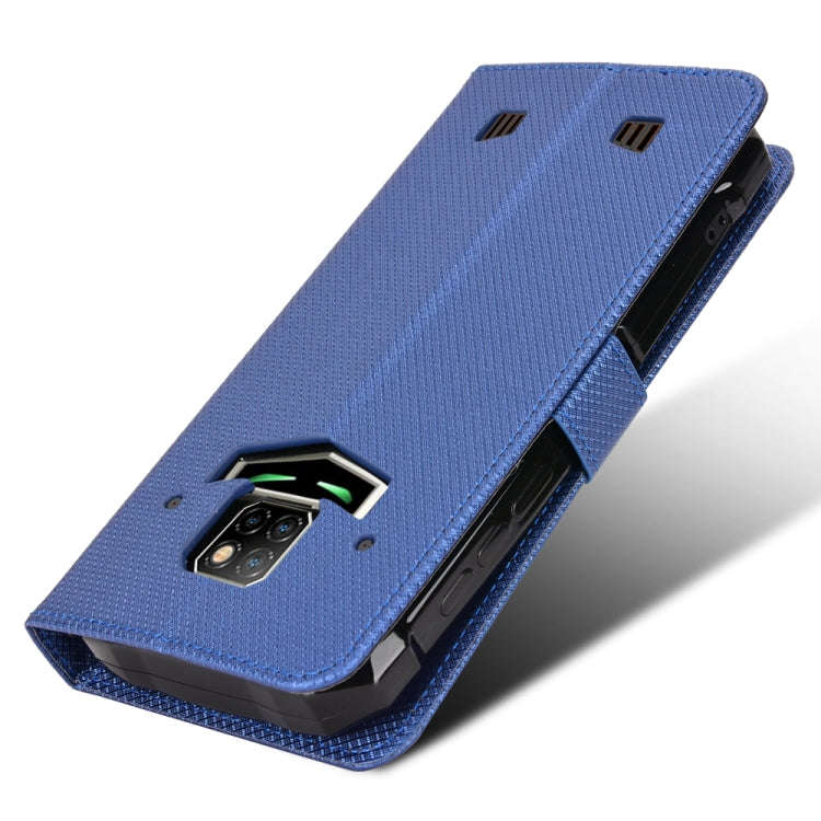 For Doogee S88 Pro / S88 Plus Diamond Texture Leather Phone Case(Blue)