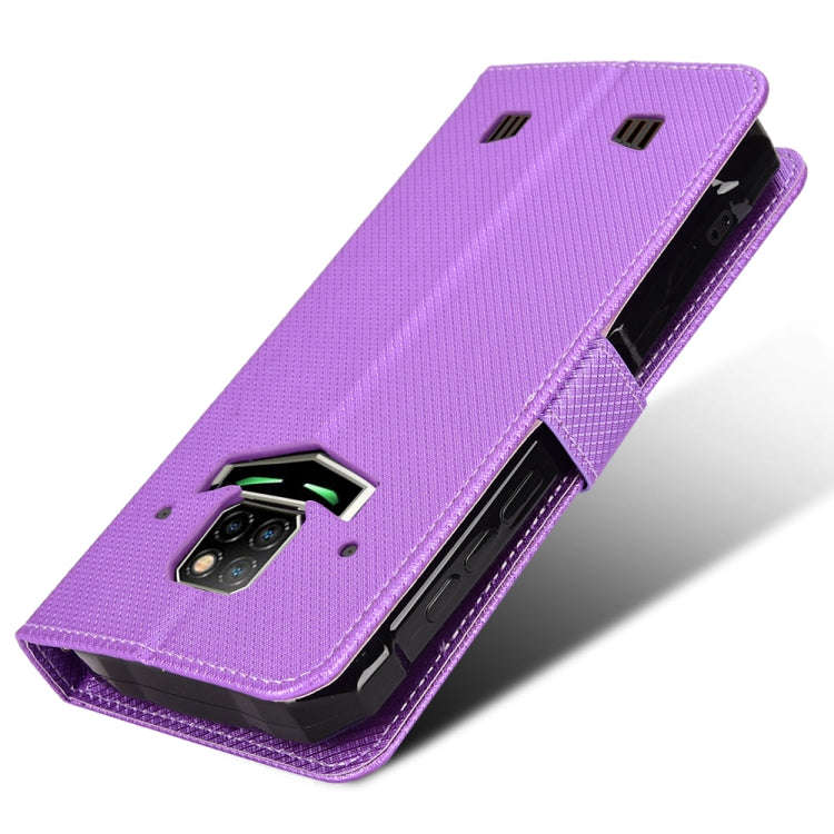 For Doogee S88 Pro / S88 Plus Diamond Texture Leather Phone Case(Purple)