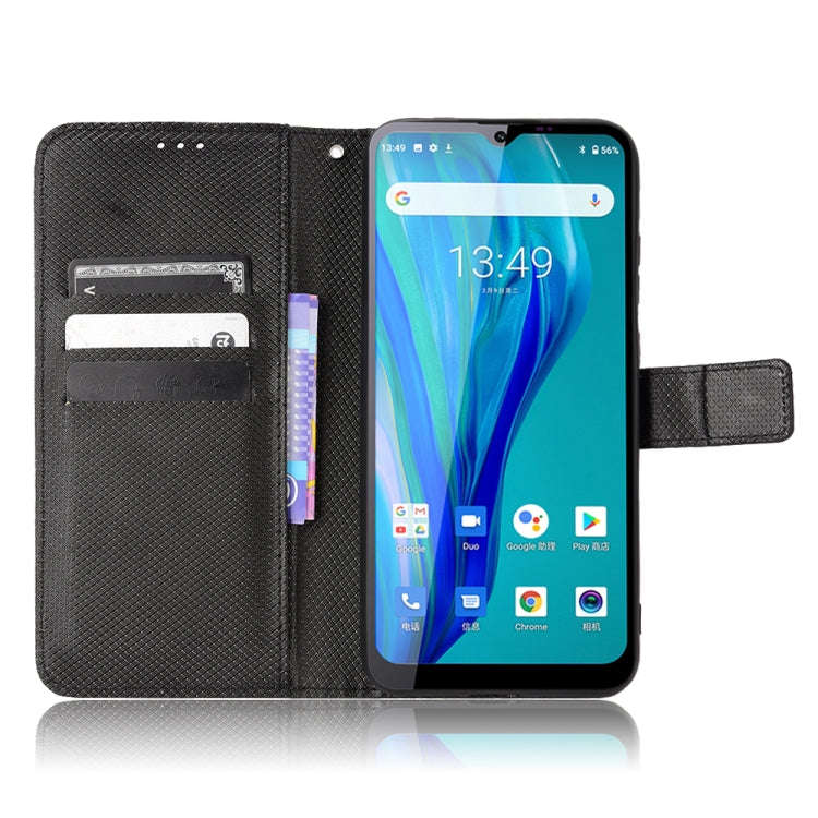 For Oukitel C23 Pro Diamond Texture Leather Phone Case(Black)