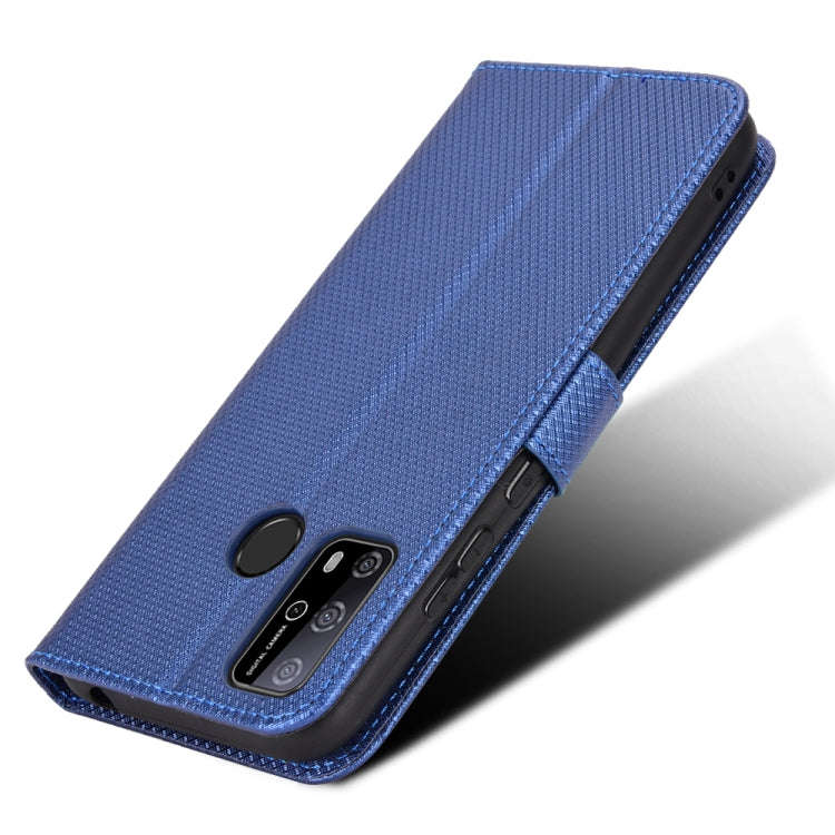 For Oukitel C23 Pro Diamond Texture Leather Phone Case(Blue)