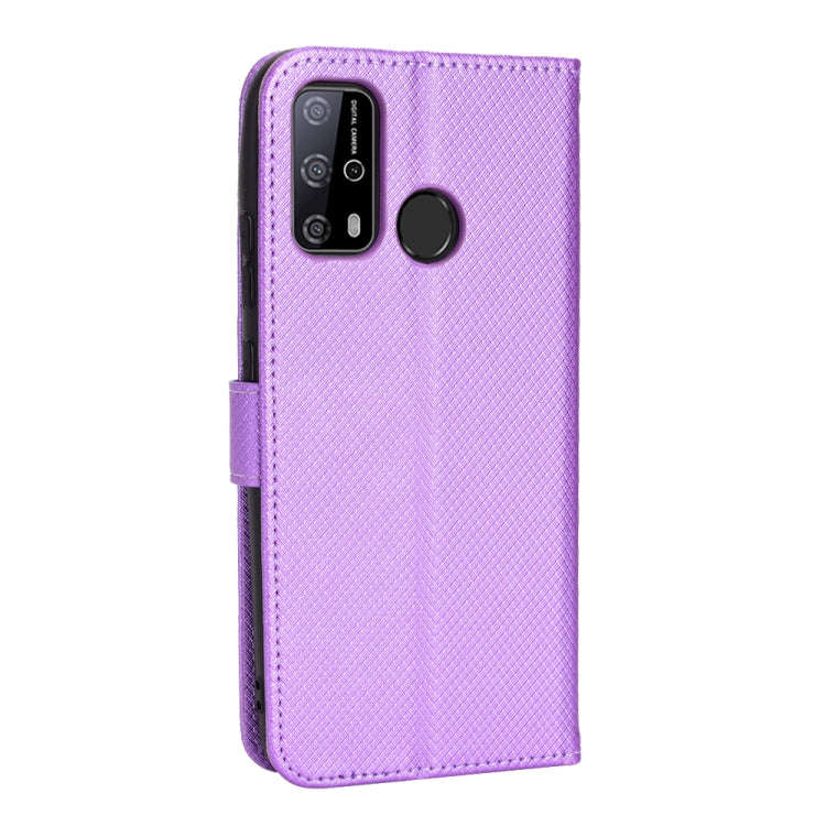 For Oukitel C23 Pro Diamond Texture Leather Phone Case(Purple)