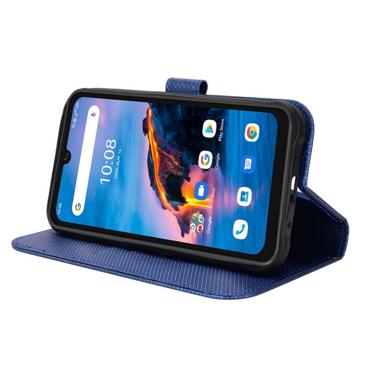 For UMIDIGI Bison Pro Diamond Texture Leather Phone Case(Blue)