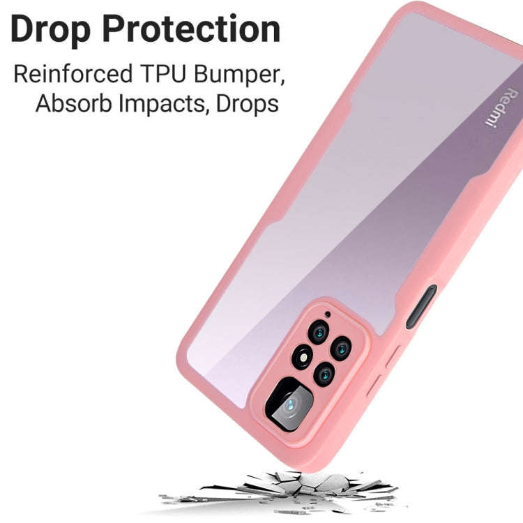 For Xiaomi Redmi Note 11 4G Global Acrylic + TPU 360 Degrees Full Coverage Shockproof Phone Case(...